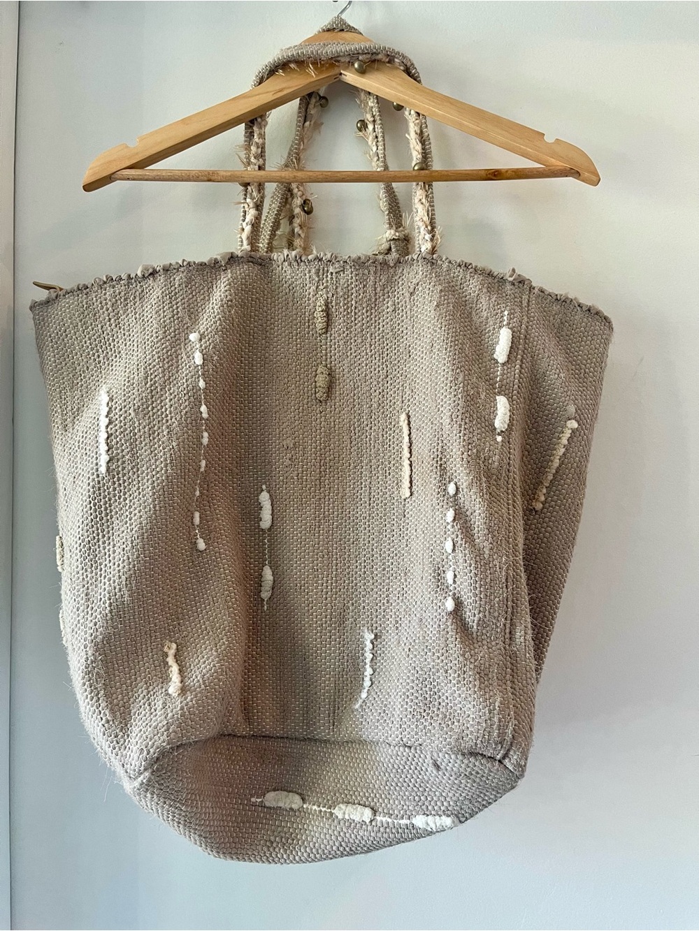 RARE Ancient Greek Bag - Large Vasso Tote in Neutral / Natural - Picture 11 of 17